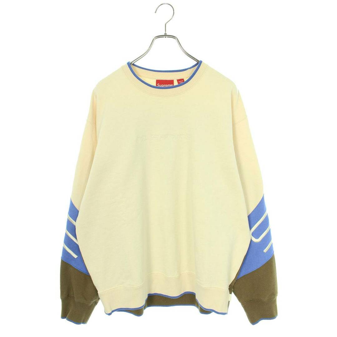 シュプリーム  22SS  Stretch Crewneck バックアーチロゴストレッチクルーネックスウェット メンズ M