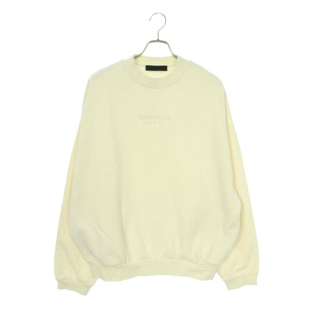 フォグ  ESSENTIALS Crew Neck Cloud Dancer フロントロゴクルーネックスウェット メンズ M