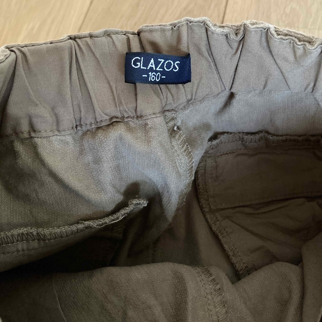 GLAZOS(グラソス)のグラソス　160 コーデュロイ　ストレッチパンツ　ベージュ キッズ/ベビー/マタニティのキッズ服男の子用(90cm~)(パンツ/スパッツ)の商品写真