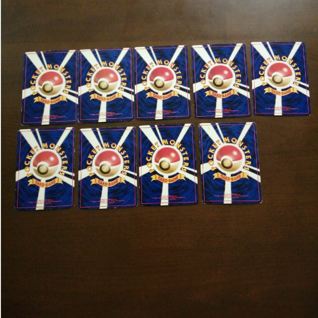 ポケモン(ポケモン)のポケモンカード　旧裏　超タイプ　9枚 エンタメ/ホビーのトレーディングカード(シングルカード)の商品写真