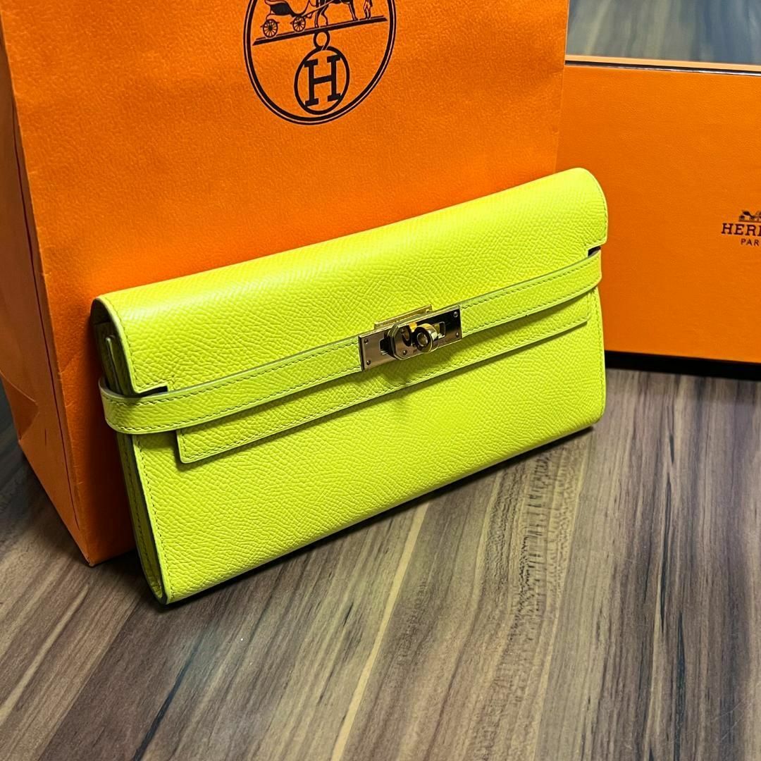 ⭐️美品⭐️HERMES エルメス 財布 ケリーウォレット ゴールド金具♪