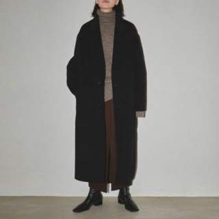 トゥデイフル(TODAYFUL)のTODAYFUL Wool Over Coat  36 black(ロングコート)