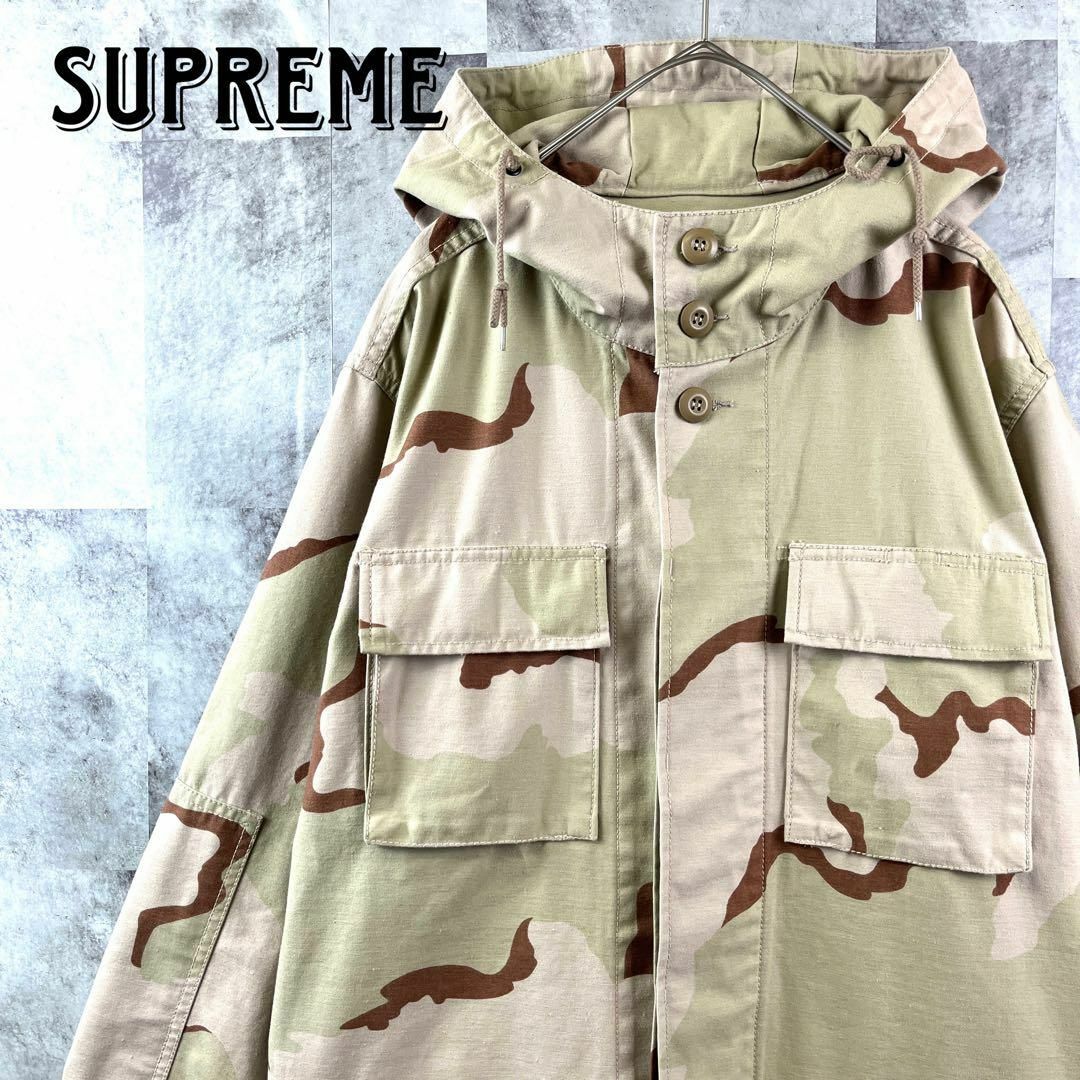 Supreme - 希少 シュプリーム ミリタリージャケット フードロゴ