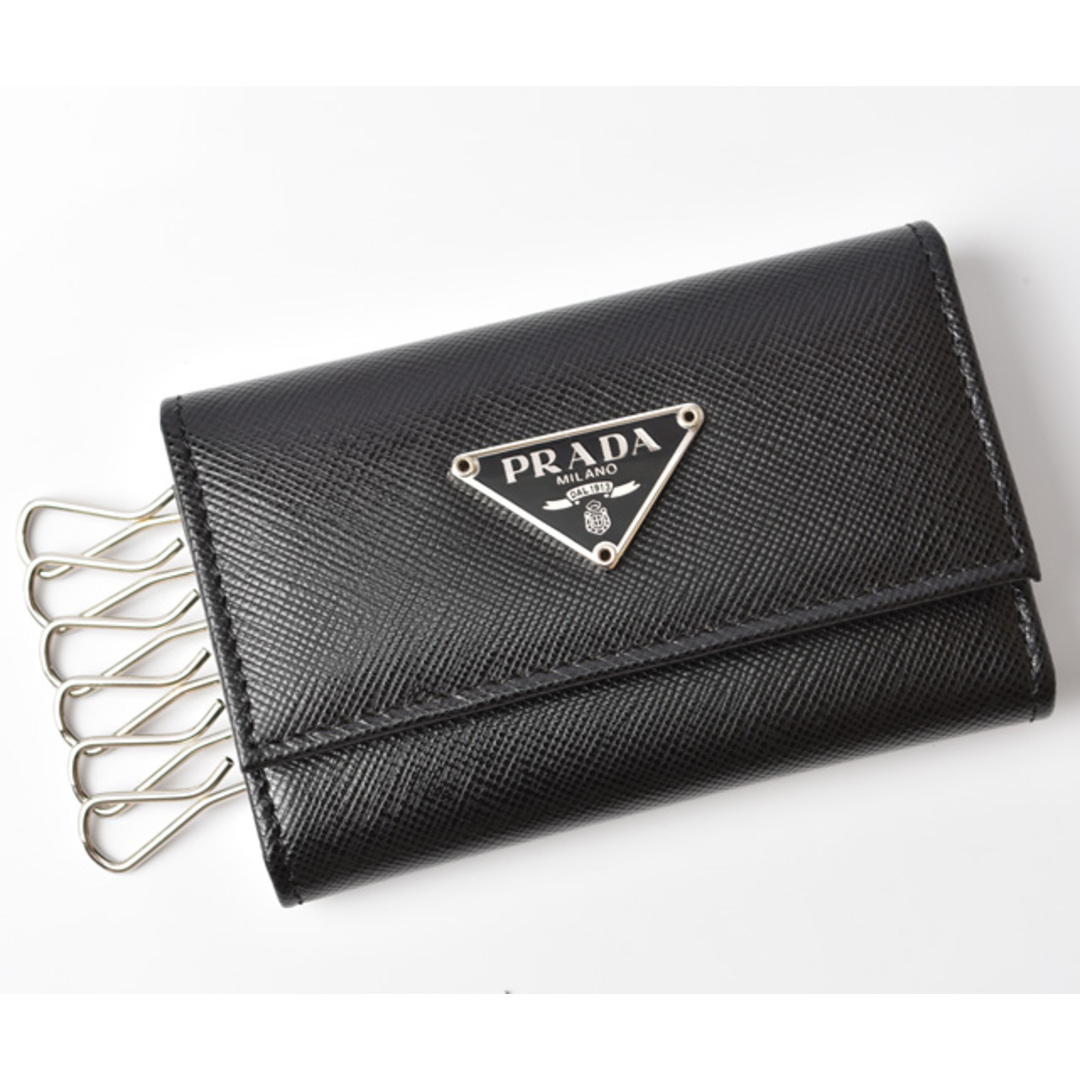 PRADA キーケース ブラック - 小物 PRADA キーケース ブラック - 小物