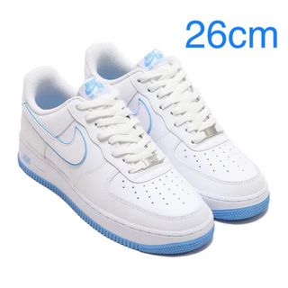 Nike Air Force1LowWhiteandUniversityBlue靴/シューズ