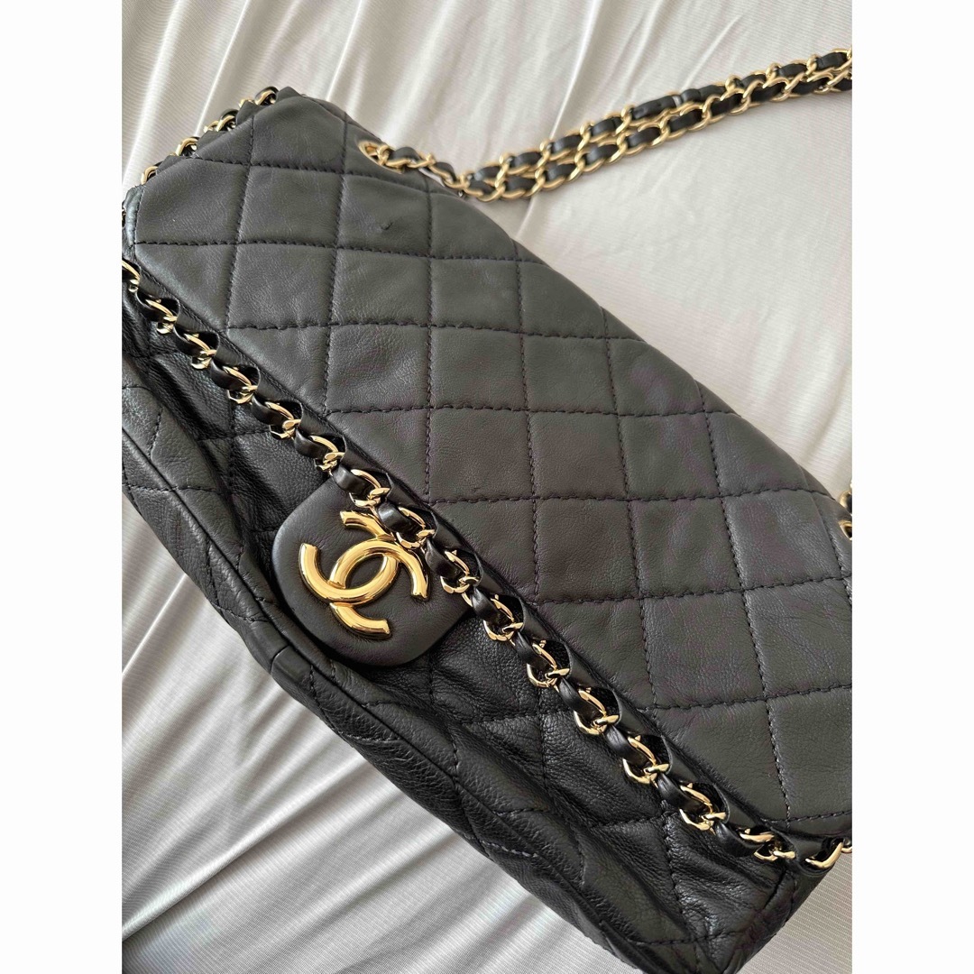 美品！CHANEL シャネル　ゴールドチェーン　ショルダーバック