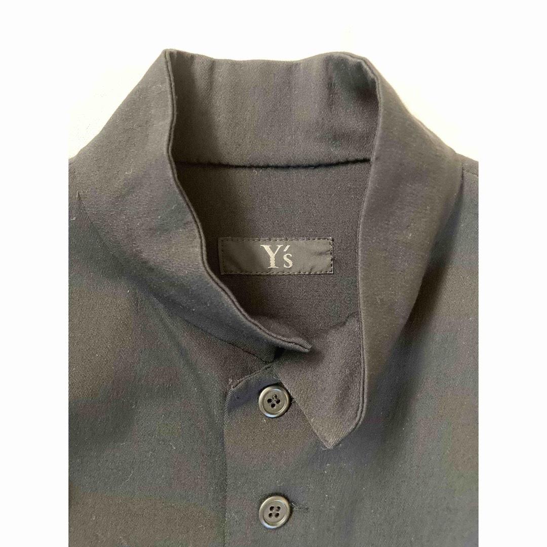 Y's カソック・スタンドカラーシャツ・コート