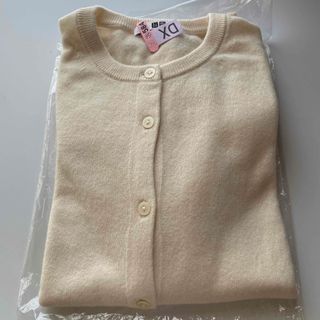 ユニクロ(UNIQLO)の100%Cashmere Cardigan cream color L (カーディガン)