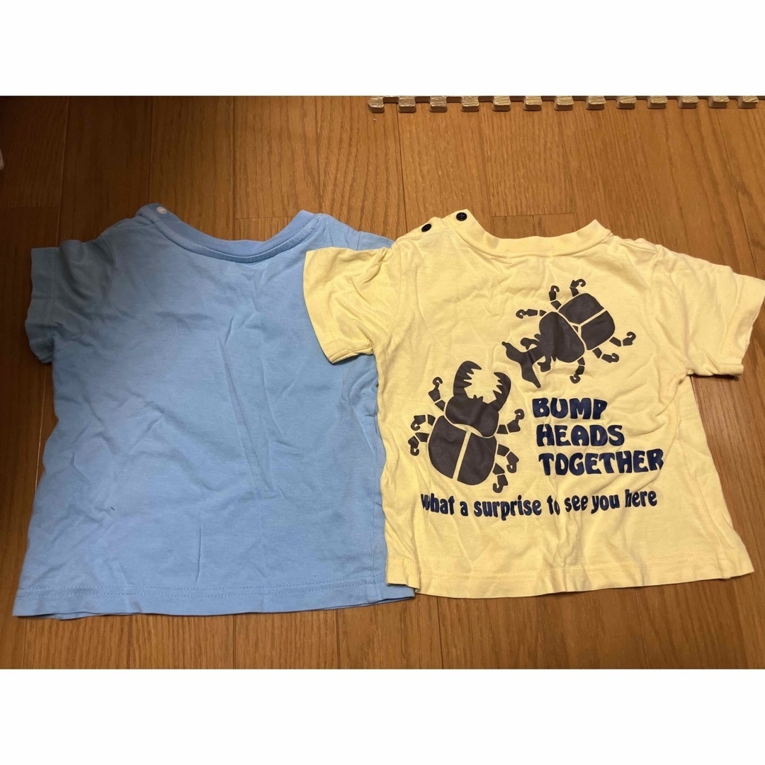 Tシャツ2枚セット キッズ/ベビー/マタニティのベビー服(~85cm)(Ｔシャツ)の商品写真