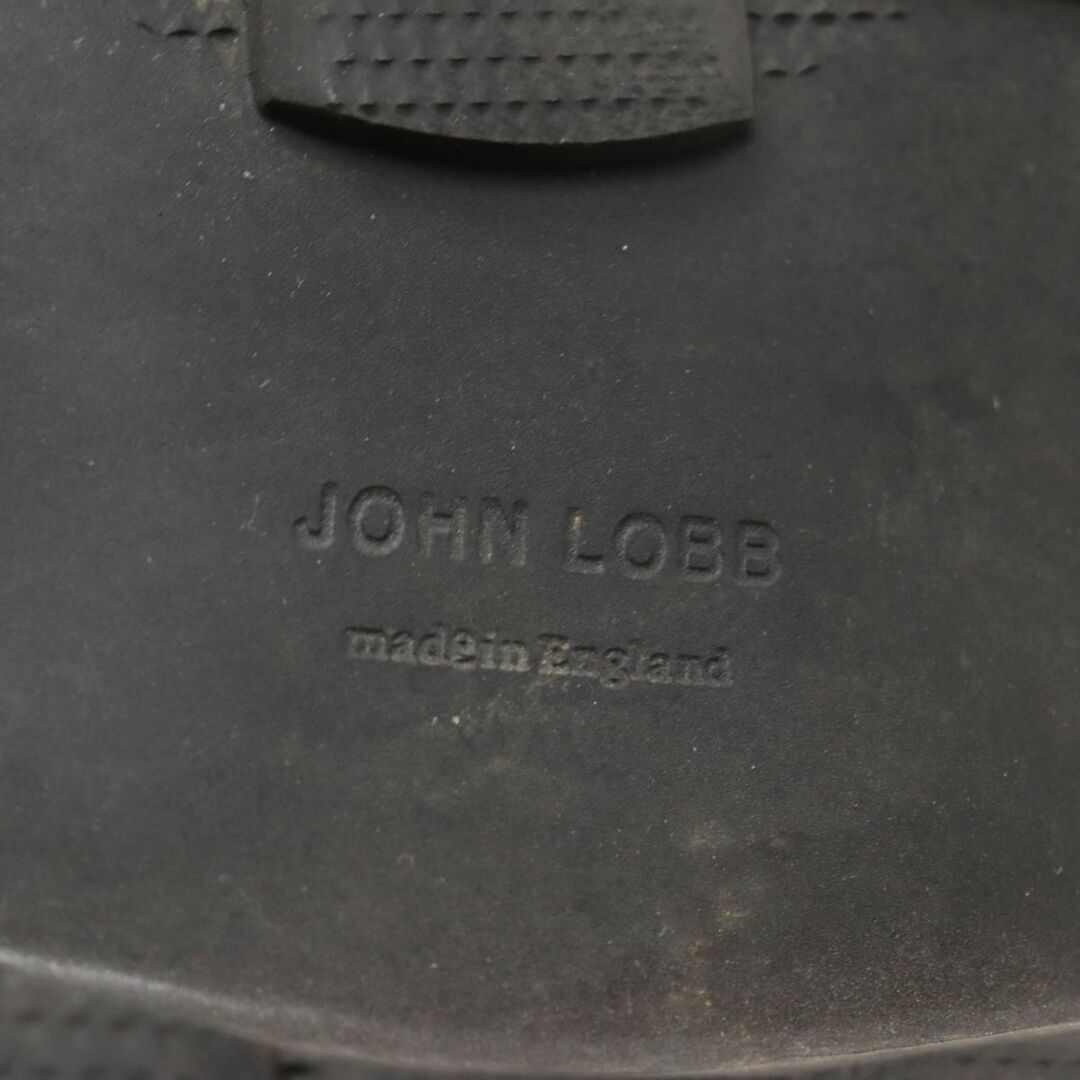 【ドンドン見直し】良品●JOHN LOBB ジョンロブ SENTRY 0015ラスト Uチップ レザーシューズ ブラック 7 1/2E イングランド製 メンズ 7