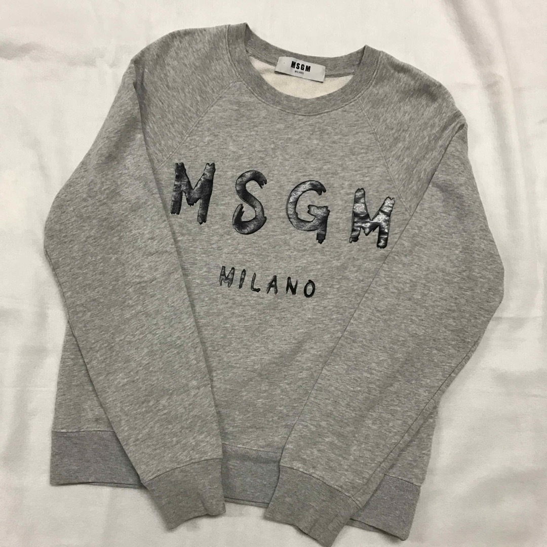 MSGM エムエスジイエム トレーナー スウェット S グレー