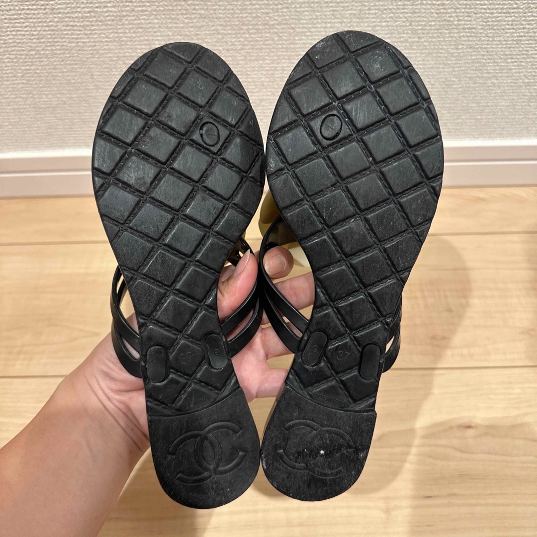 CHANEL - CHANEL カメリア ラバーサンダル 23cmの通販 by Marika's