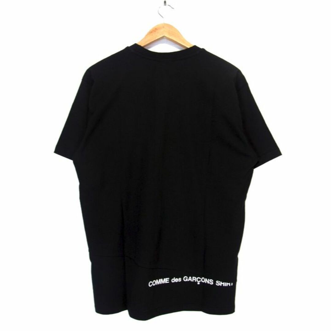 シュプリーム Supreme × コム デ ギャルソン シャツ COMME des GARCONS SHIRT ■ 18AW 【 Split Box  Logo Tee 】 スプリット ボックス ロゴ Tシャツ 29687