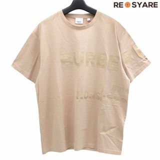 バーバリー(BURBERRY)の美品 バーバリー 8051240 ホースフェリー プリント ニット クルーネック 半袖 Tシャツ カットソー 45907(Tシャツ/カットソー(半袖/袖なし))