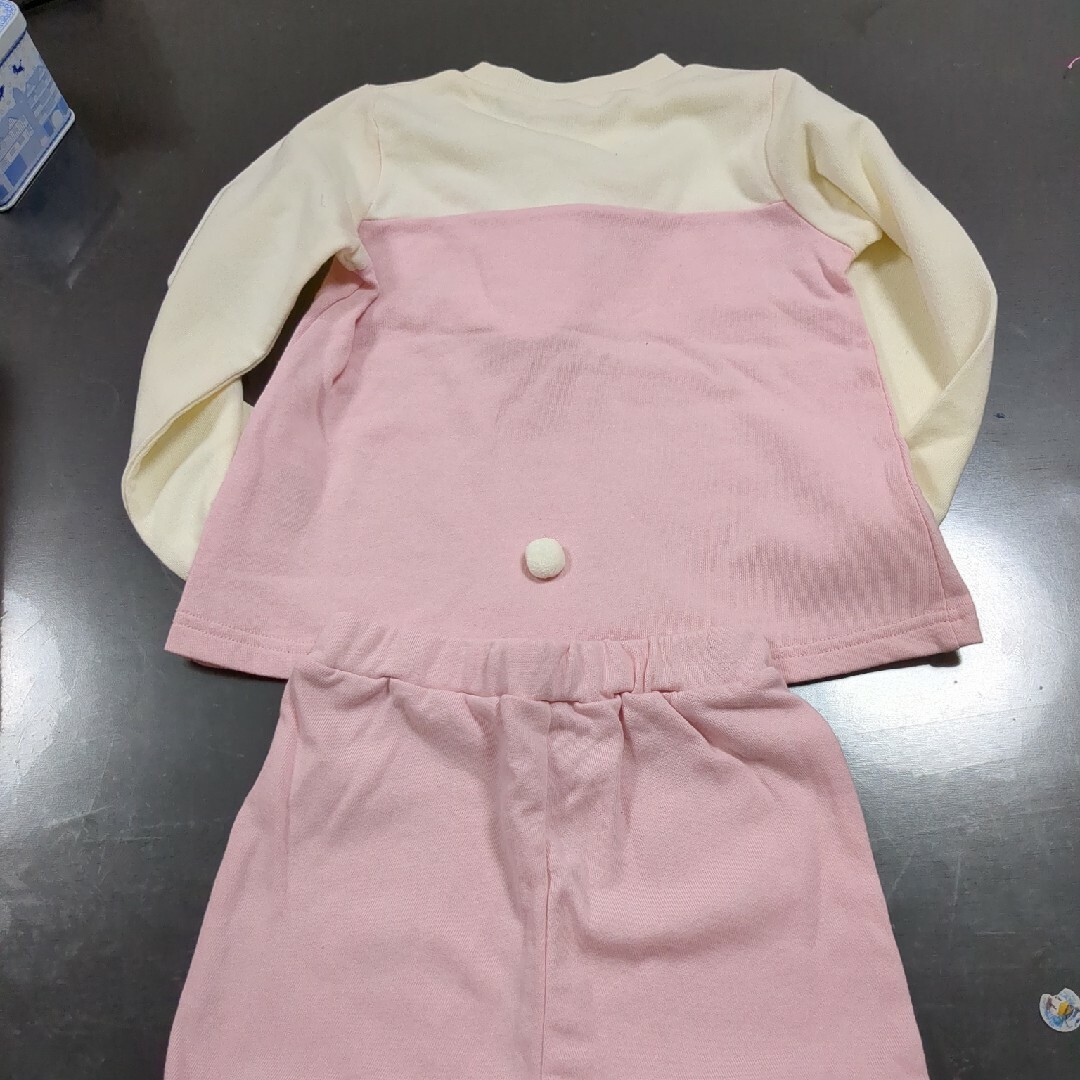 しまむら(シマムラ)のセットアップ　女の子１１０ キッズ/ベビー/マタニティのキッズ服女の子用(90cm~)(Tシャツ/カットソー)の商品写真