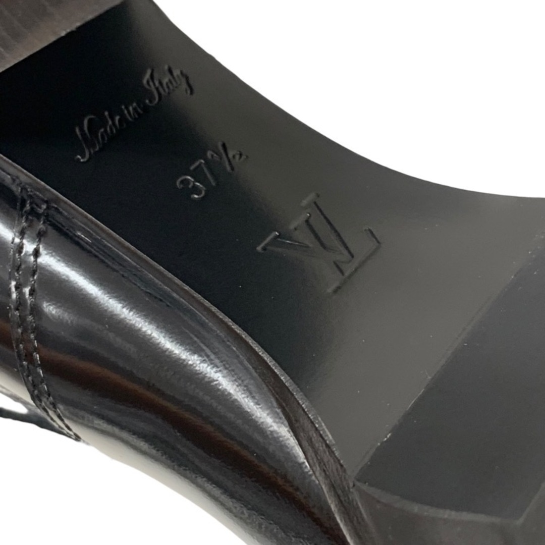 LOUIS VUITTON(ルイヴィトン)のルイヴィトン LOUIS VUITTON スタートレイルライン ブーツ ショートブーツ アンクルブーツ モノグラムスタッズ ベルト ブラック レディースの靴/シューズ(ブーツ)の商品写真
