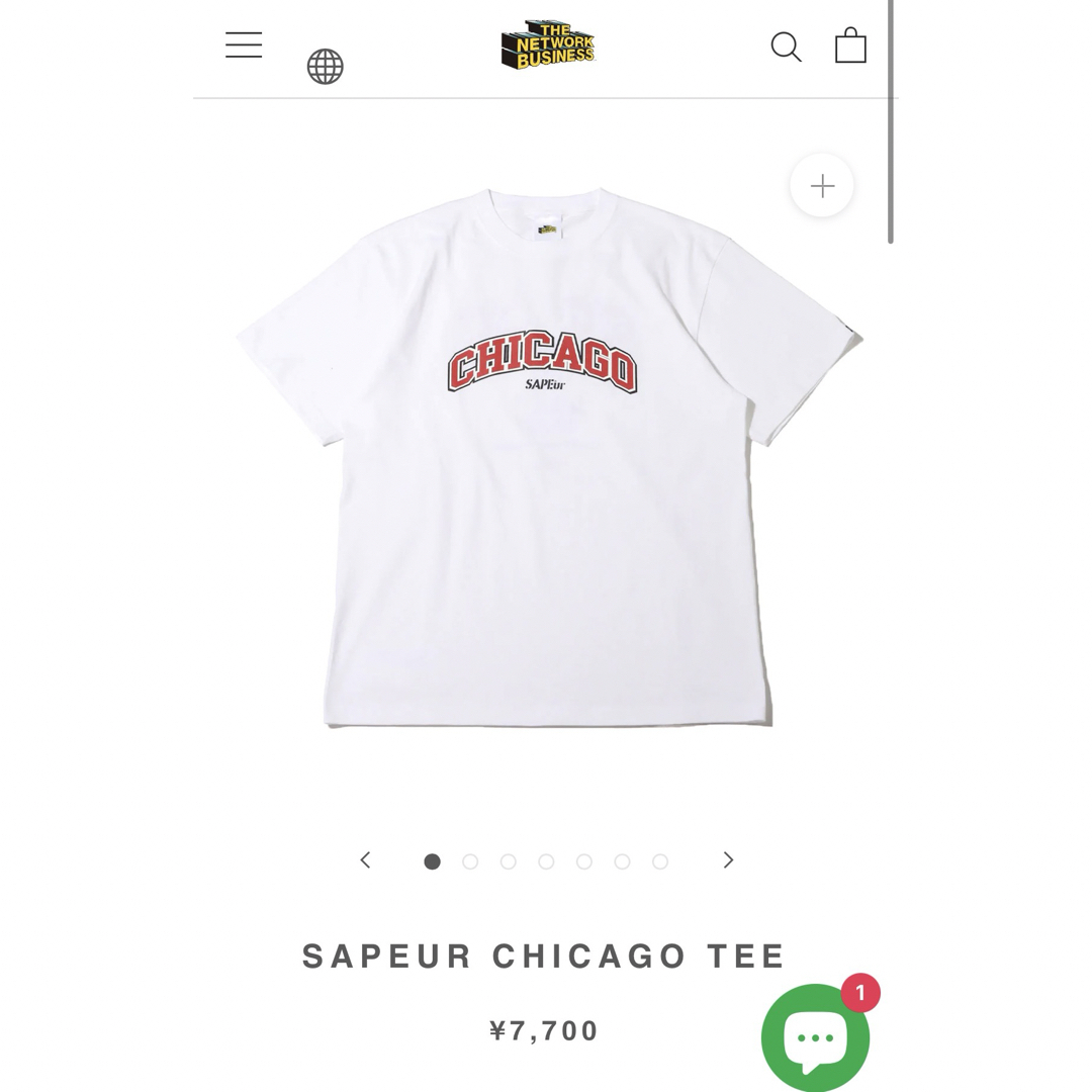 sapeur chicago tee XL TNB コラボ scs サプール