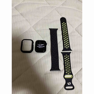 アップルウォッチ(Apple Watch)のApple Watch 8 ブラック41mm GPSモデル(腕時計(デジタル))