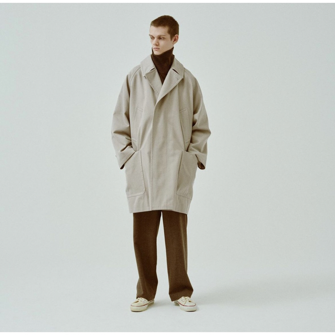 HERILL ヘリル　cotton twill Pcoat メンズのジャケット/アウター(ピーコート)の商品写真