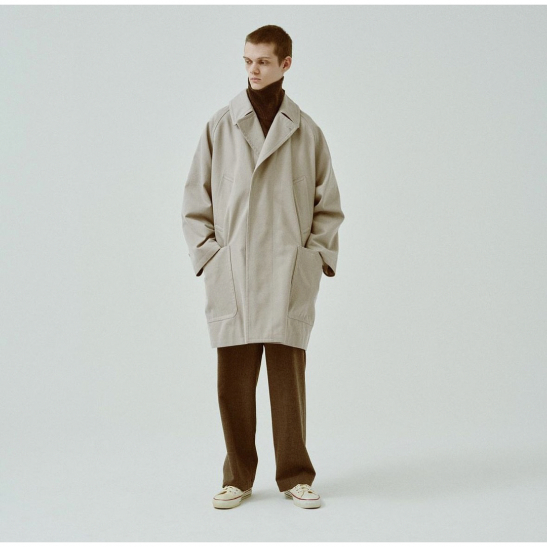 HERILL ヘリル cotton twill Pcoat ピーコート HERILL ヘリル cotton twill Pcoat ピーコート