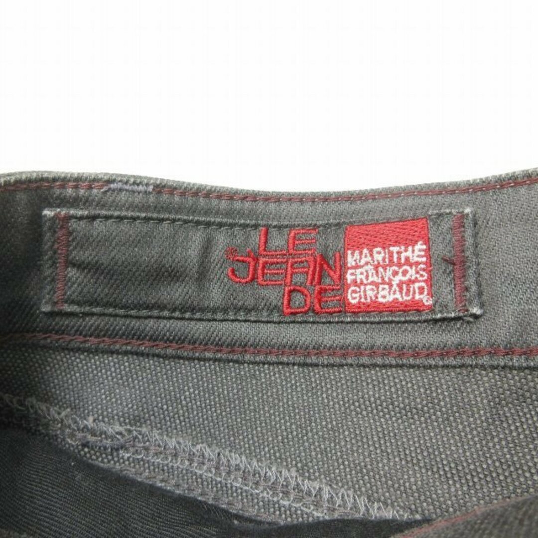 美品 マリテフランソワジルボー LE JEAN DE ジーンズ 七分丈切替 M 5