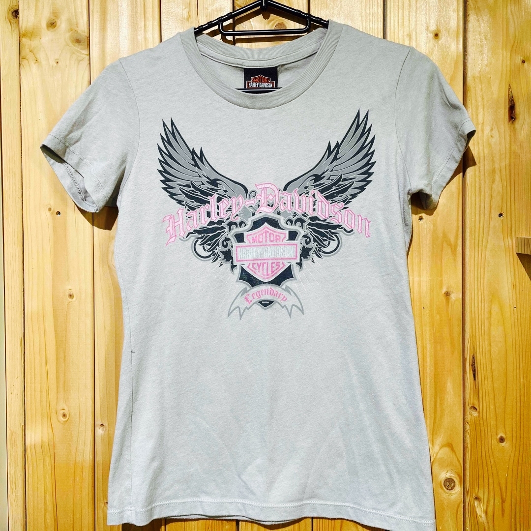 Harley Davidson(ハーレーダビッドソン)のHARLE-DAVIDSON レディースTシャツ レディースのトップス(Tシャツ(半袖/袖なし))の商品写真