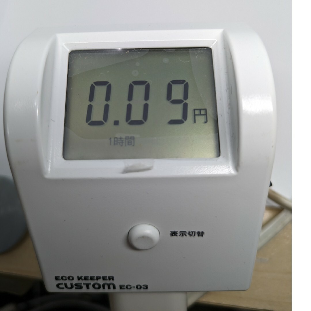 CUSTOM エコキーパーEC-03 消費電力測定 スマホ/家電/カメラの生活家電(その他)の商品写真