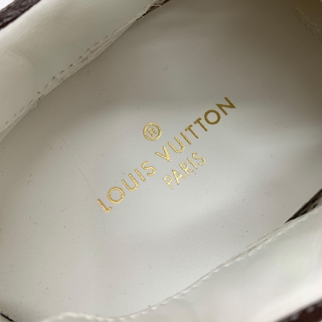 LOUIS VUITTON(ルイヴィトン)の未使用 ルイヴィトン LOUIS VUITTON ランアウェイライン モノグラム スニーカー 靴 シューズ ロゴ ホワイト ブラウン レディースの靴/シューズ(スニーカー)の商品写真