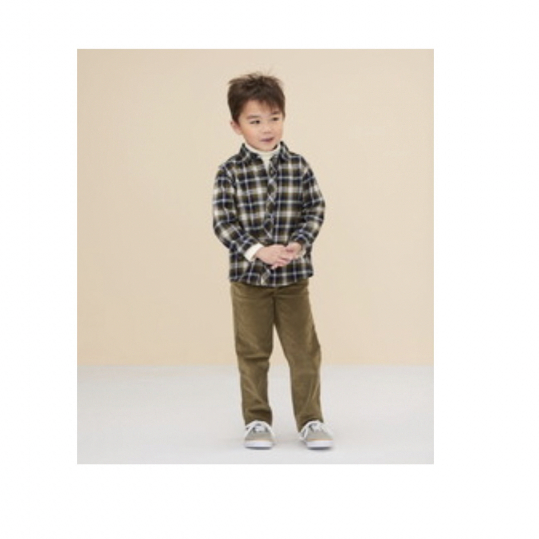 PETIT BATEAU(プチバトー)の プチバトー　チェック長袖シャツ キッズ/ベビー/マタニティのキッズ服男の子用(90cm~)(Tシャツ/カットソー)の商品写真