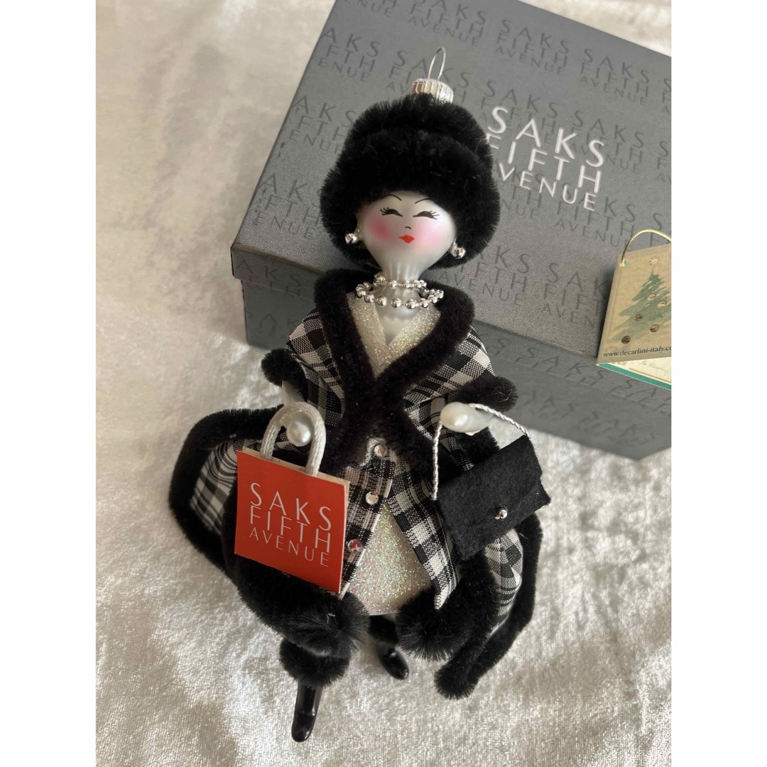 Saks Fifth Avenue クリスマスオーナメント セット 6+1