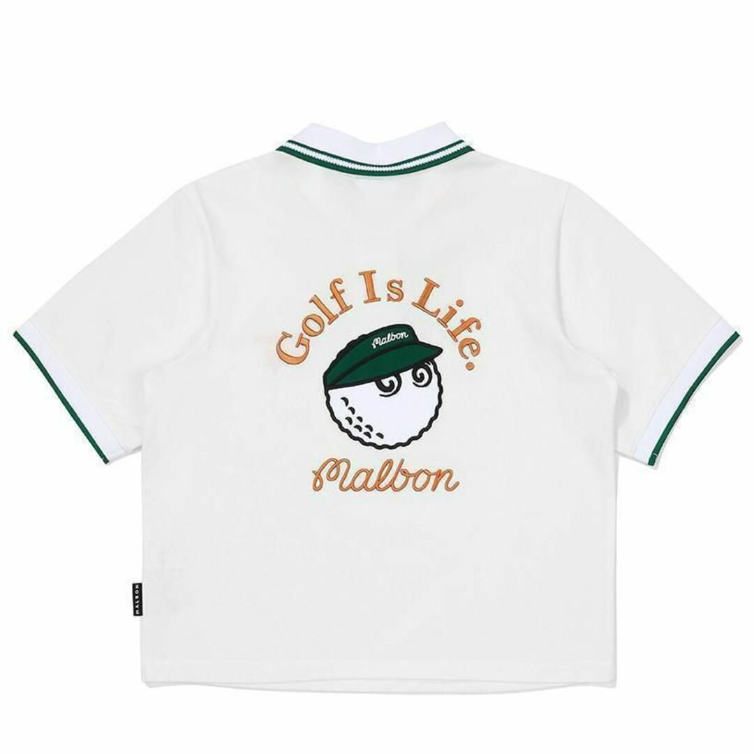 マルボン ゴルフ ポロシャツ malbon Tシャツ レディース【XS～M】白 1