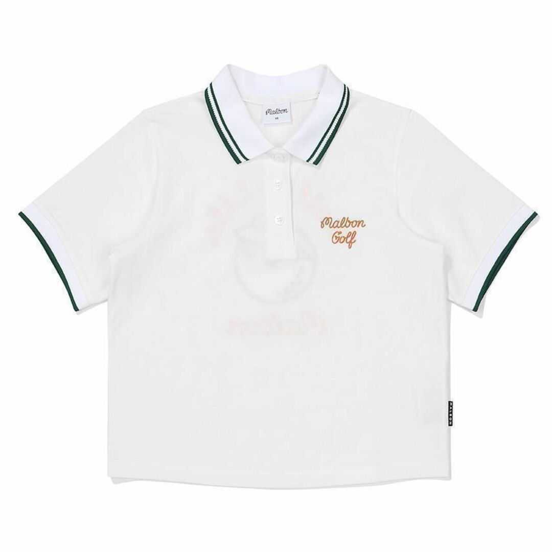 マルボン ゴルフ ポロシャツ malbon Tシャツ レディース【XS～M】白