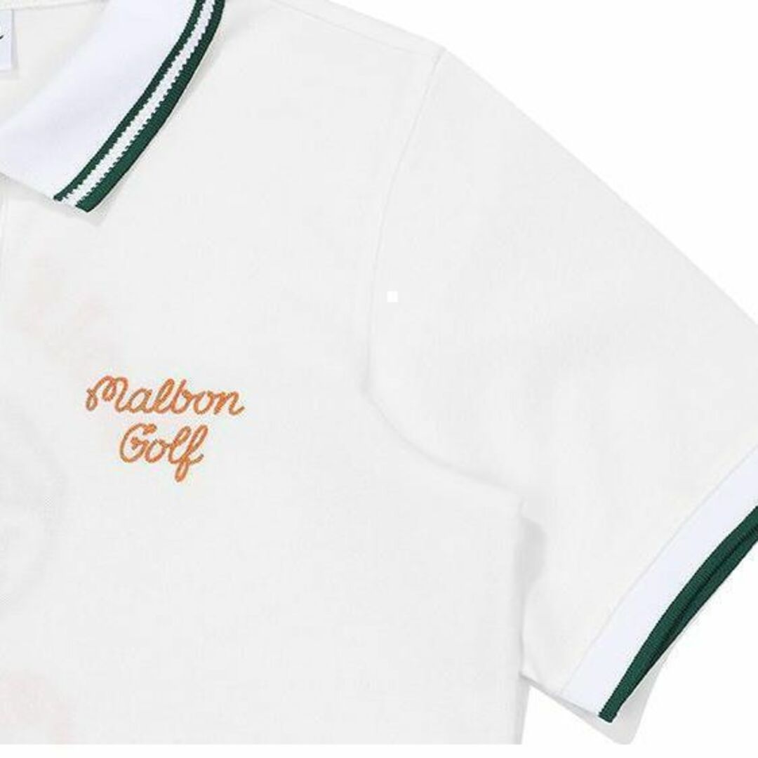マルボン ゴルフ ポロシャツ malbon Tシャツ レディース【XS～M】白 4