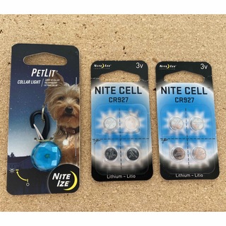 ナイトアイズ(NITE IZE)のPETLIT ペットリット NITE IZEナイトアイズ+交換用電池2セット付き(犬)
