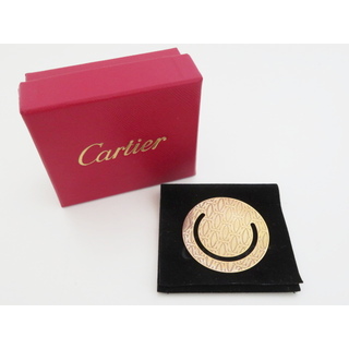 カルティエ(Cartier)のK10 Cartier カルティエ 2Cロゴ マネークリップ ゴールド(マネークリップ)