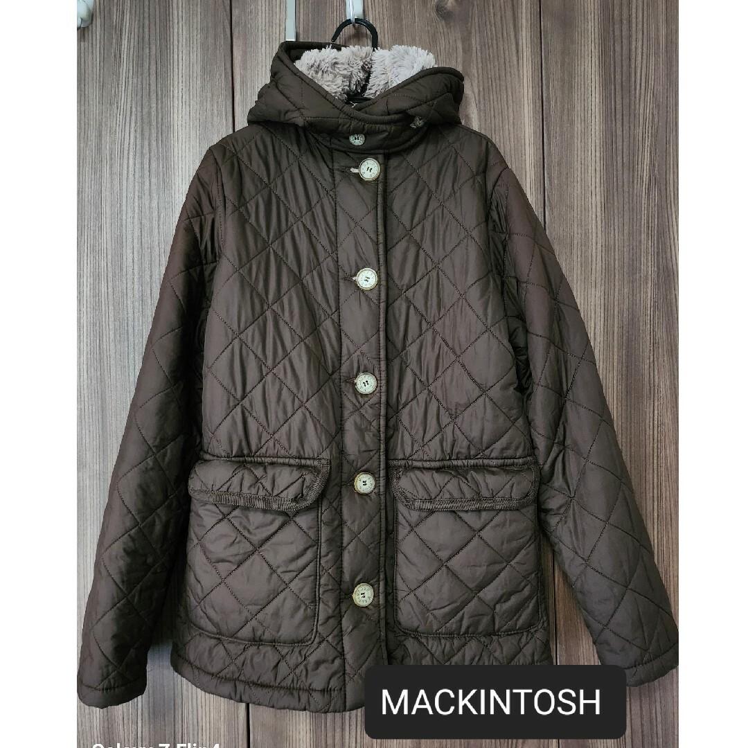 英国製 Mackintosh Scotland ツイードキルティングジャケットS