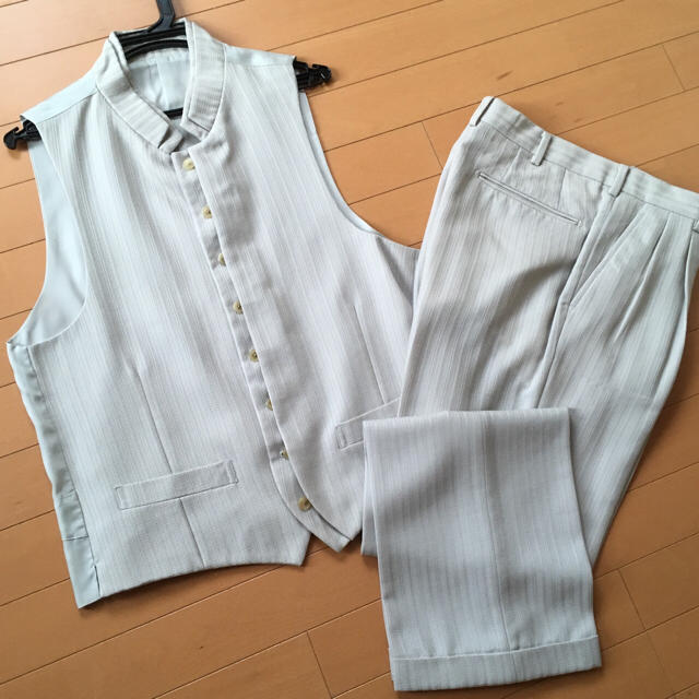 MEN'S TENORAS   極美品*メンズティノラス*3ピーススーツ*マオカラー