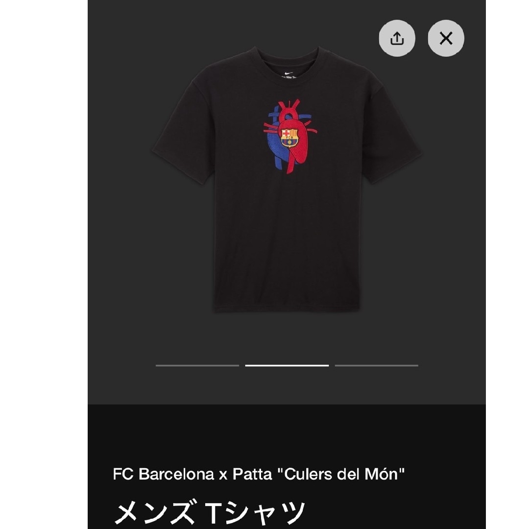 NIKE   NIKE ナイキ FC Barcelona x Patta Tシャツ Lサイの通販 by