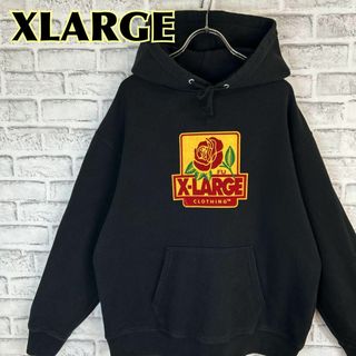 XLARGE x FR2 Fxxk Icon Hoodie グレー Lサイズ