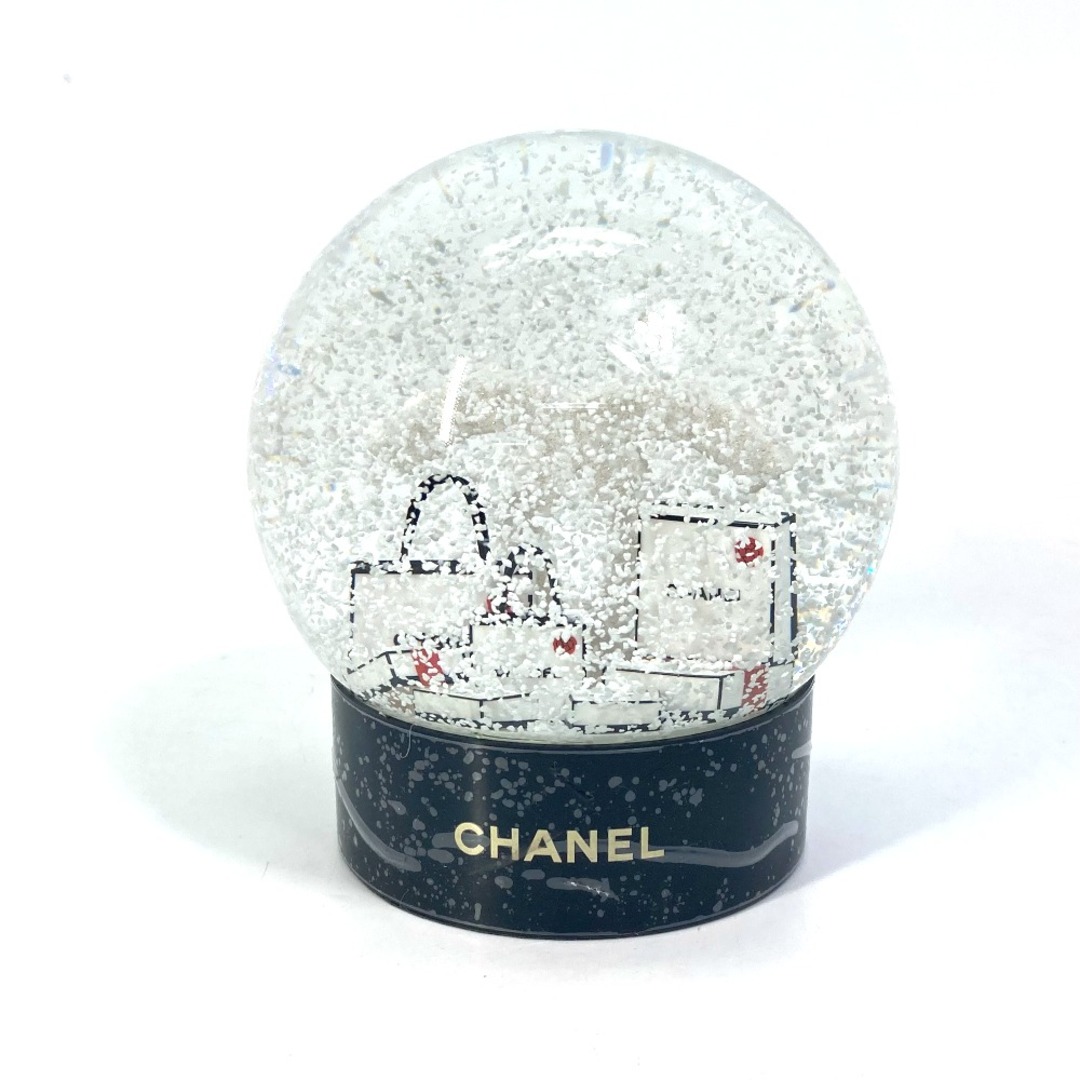 シャネル CHANEL ショッピングバッグ ショッパー ココマーク CC 2019年限定 ノベルティ ラージサイズ スノードーム ガラス ブラック 未使用エンタメ/ホビー