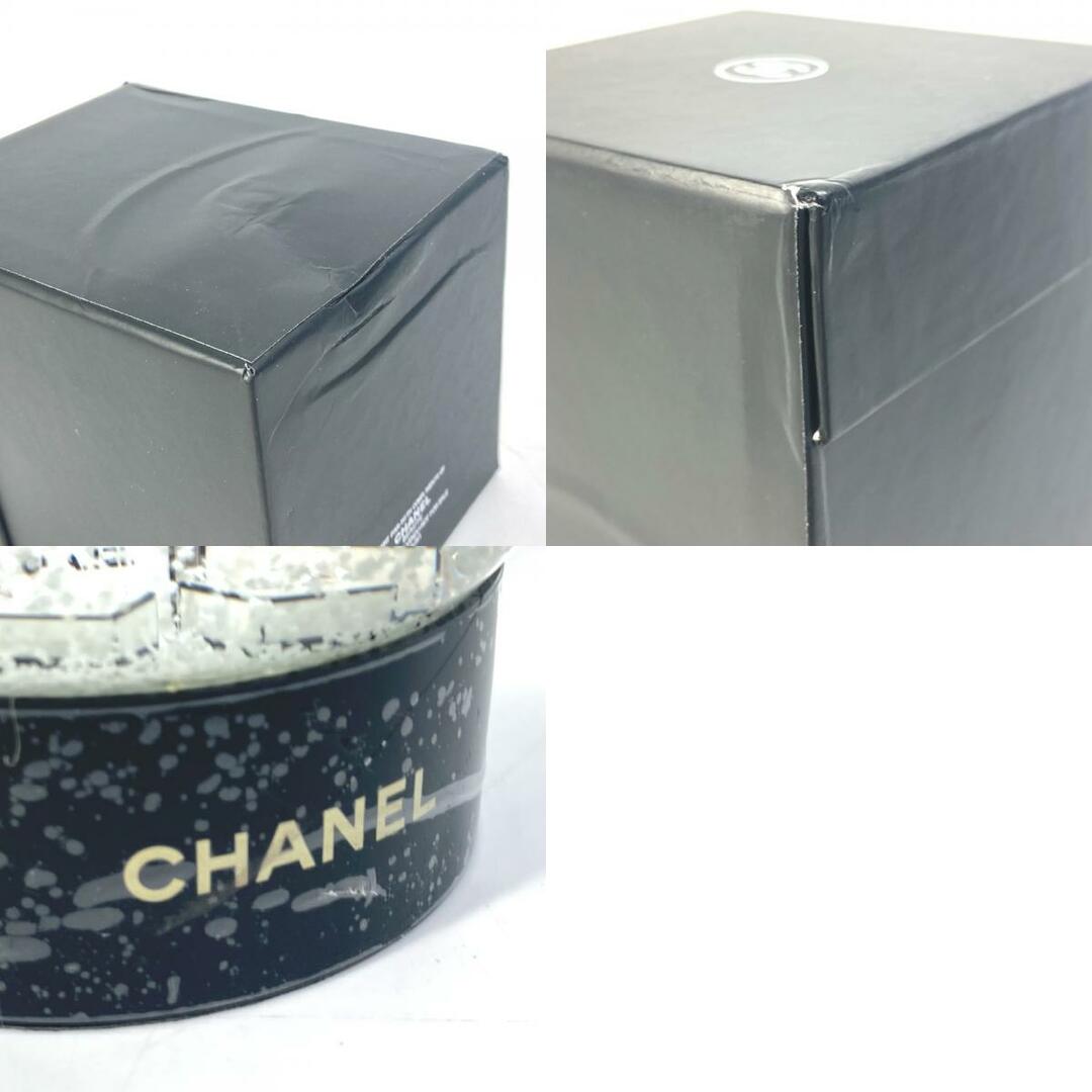 シャネル CHANEL ショッピングバッグ ショッパー ココマーク CC 2019年限定 ノベルティ ラージサイズ スノードーム ガラス ブラック 未使用