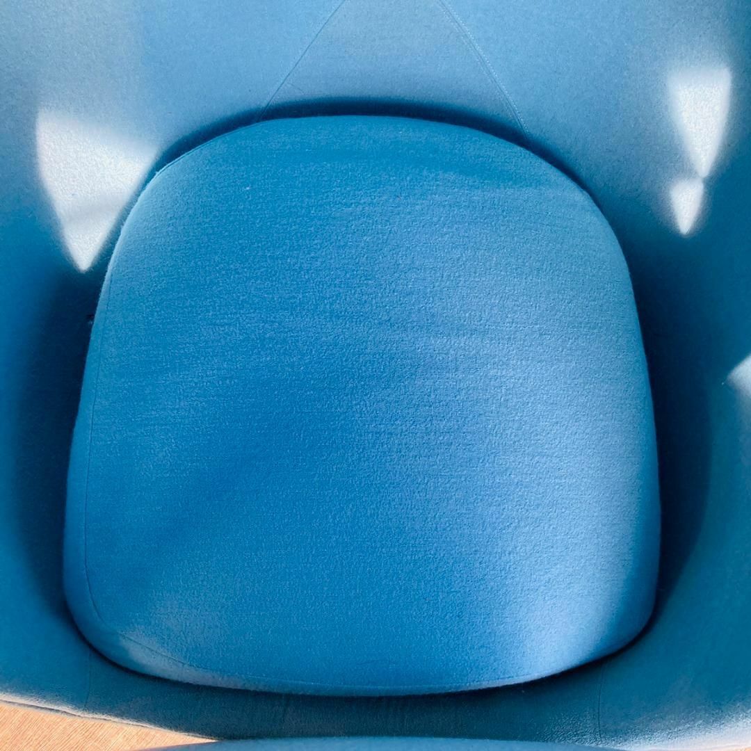 Sessle Eye 椅子 ボールチェア ホワイト×ブルー 6