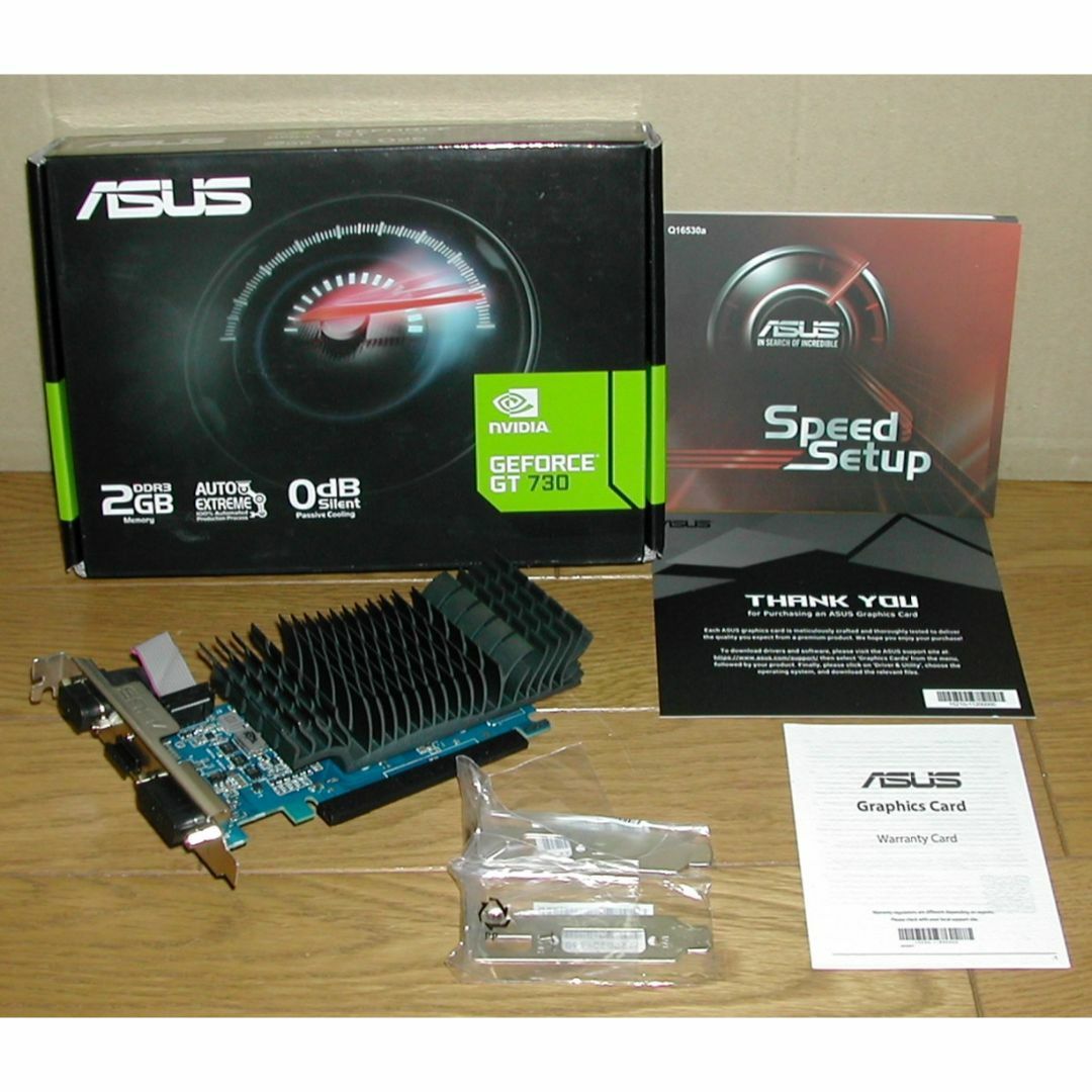 ASUS GT730-SL-2GD3-BRK-EVO ファンレスグラボの通販 by ...