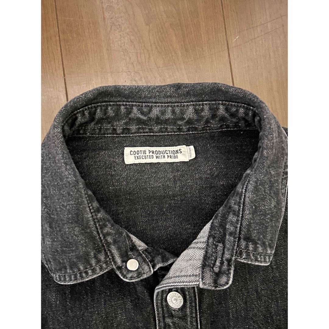 COOTIE(クーティー)のCOOTIE Denim Work Shirt /デニムワークシャツ メンズのジャケット/アウター(Gジャン/デニムジャケット)の商品写真