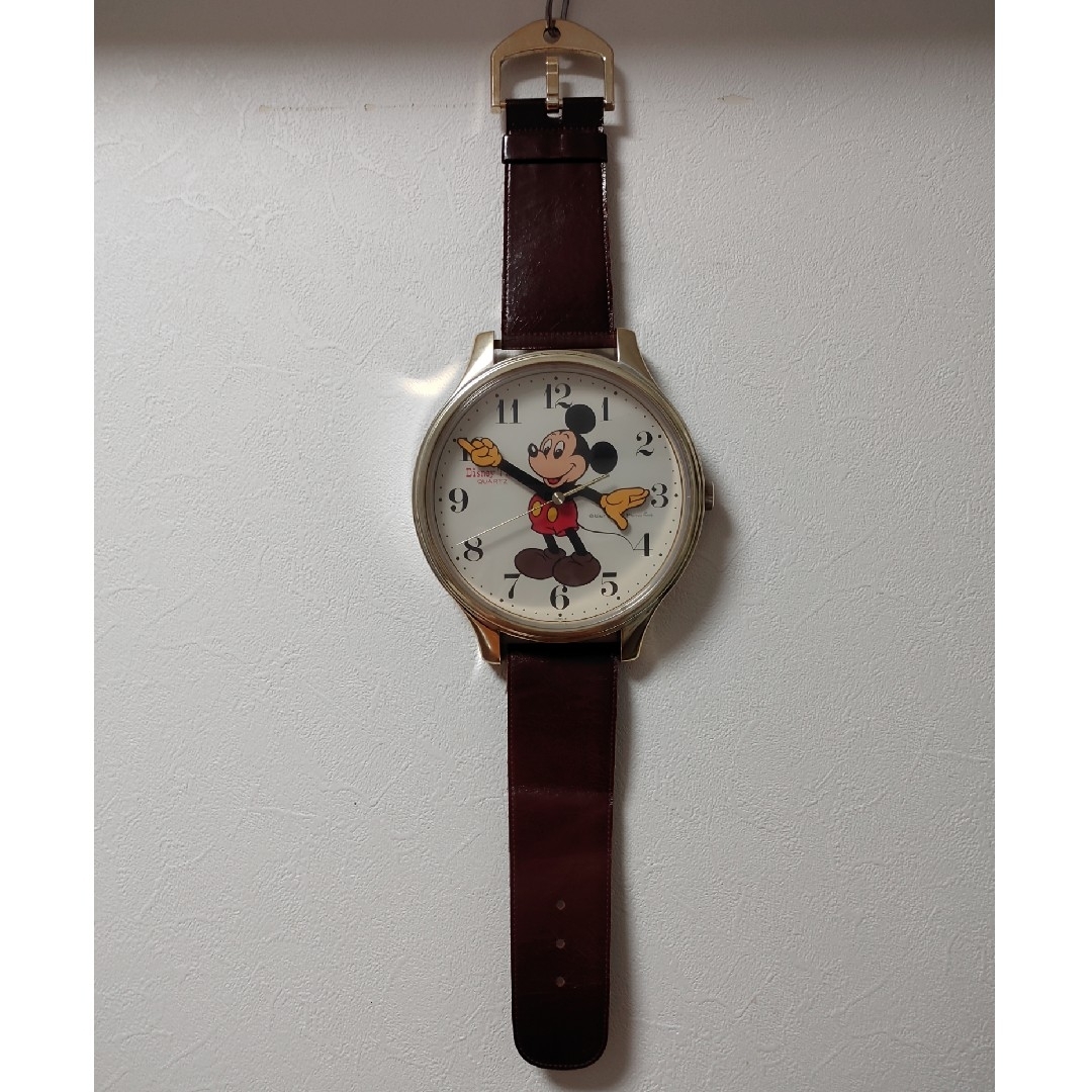 非売品 ディズニー ミッキーマウス ジャンボ 腕時計 掛時計