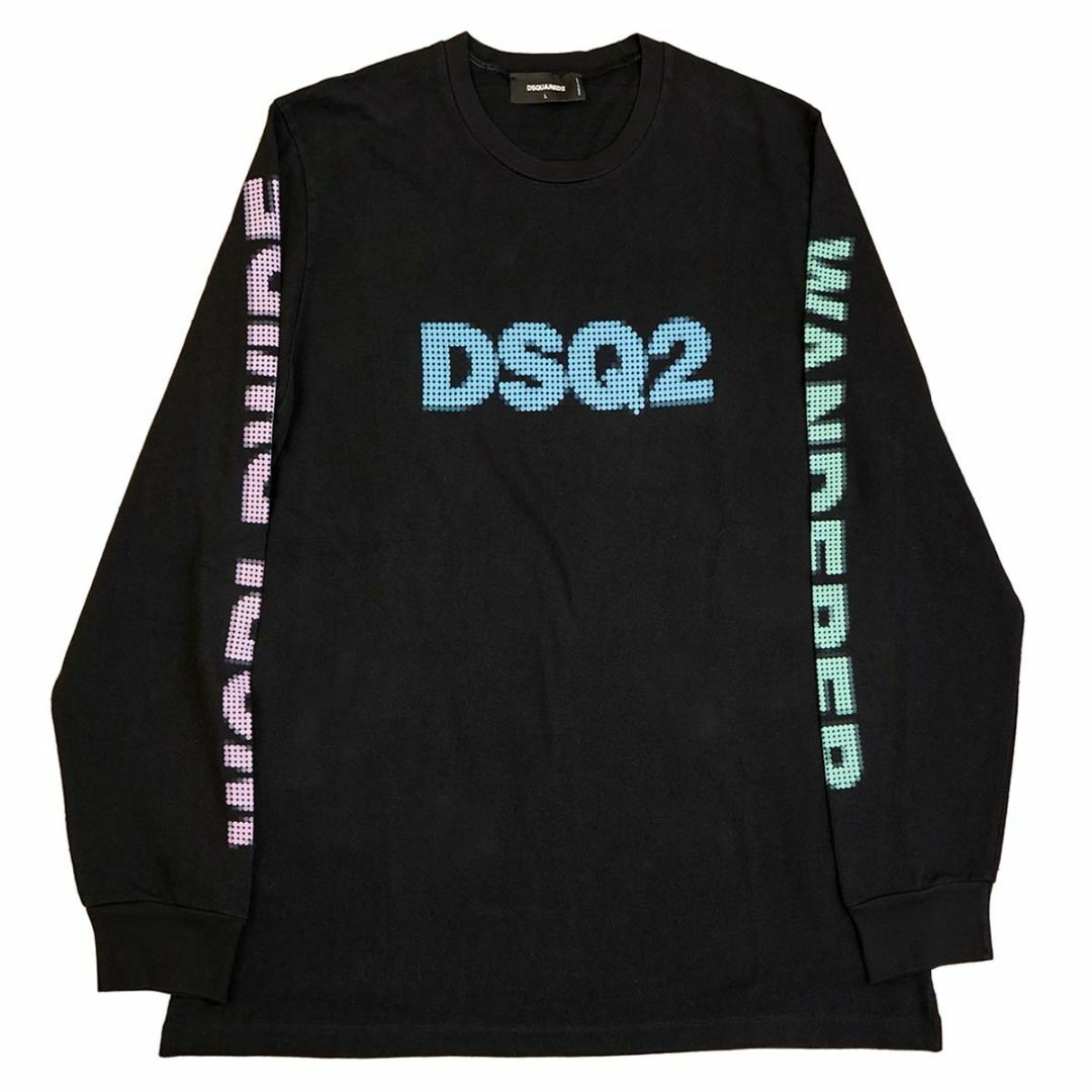 DSQUARED2 ディースクエアード トレーナー S71GD1224 S24380 メンズ 900 ブラック Lサイズ