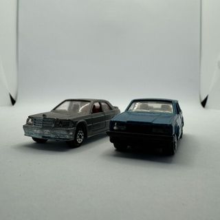 タカラトミー(Takara Tomy)のマジョレット　年代物　ミニカーMERCEDES 190E VOLVO760GLE(ミニカー)