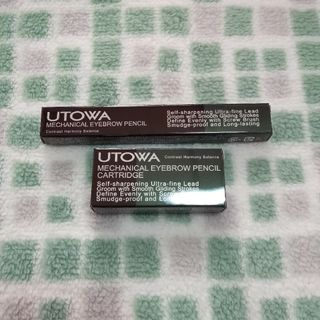 シュウウエムラ(shu uemura)の【UTOWA】メカニカルアイブロウペンシル 本体+カートリッジ1本(アイブロウペンシル)