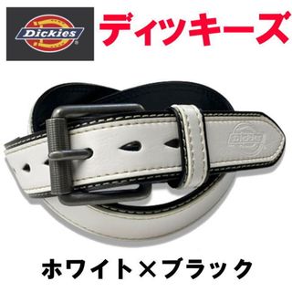 ディッキーズ(Dickies)のホワイト 白 Dickies ディッキーズ 068 バイカラー ベルト(ベルト)