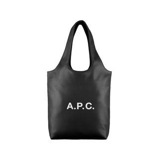 アーペーセー(A.P.C)の新品タグ付　A.P.C. アーペーセー　ロゴ　トート　スモール　ブラック(トートバッグ)